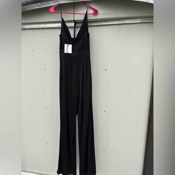 NEW MISHA MOURA JUMPSUIT SIZE 2 Elegant Black - Picture 3 of 13